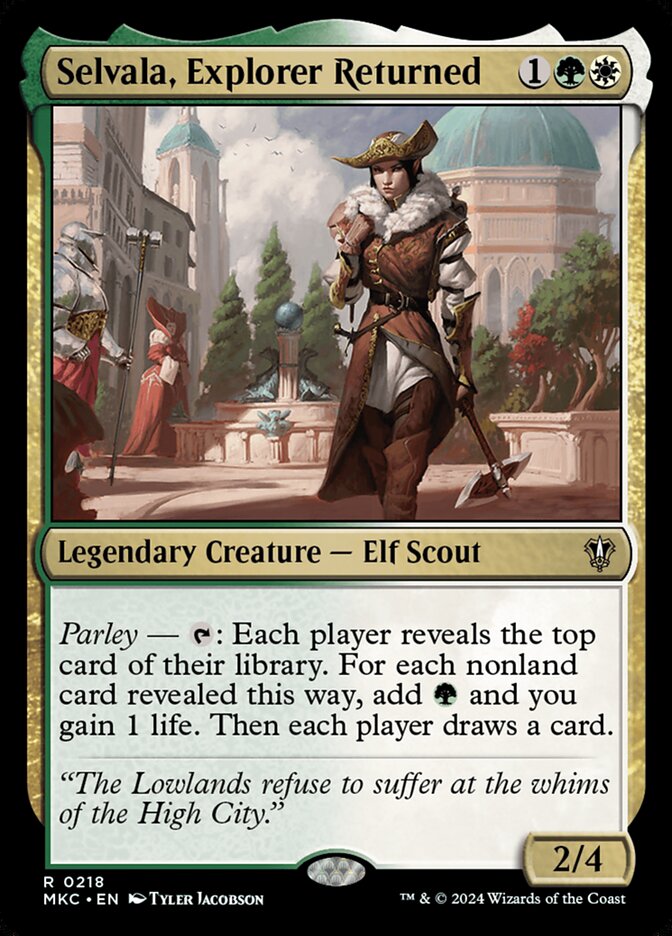 Selvala, Explorer Returned, Murders at Karlov Manor Commander (Divulgação/Wizards of the Coast)