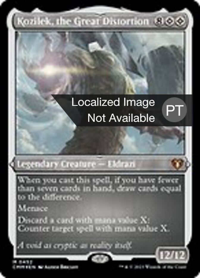 Kozilek, a Grande Distorção - Commander Masters