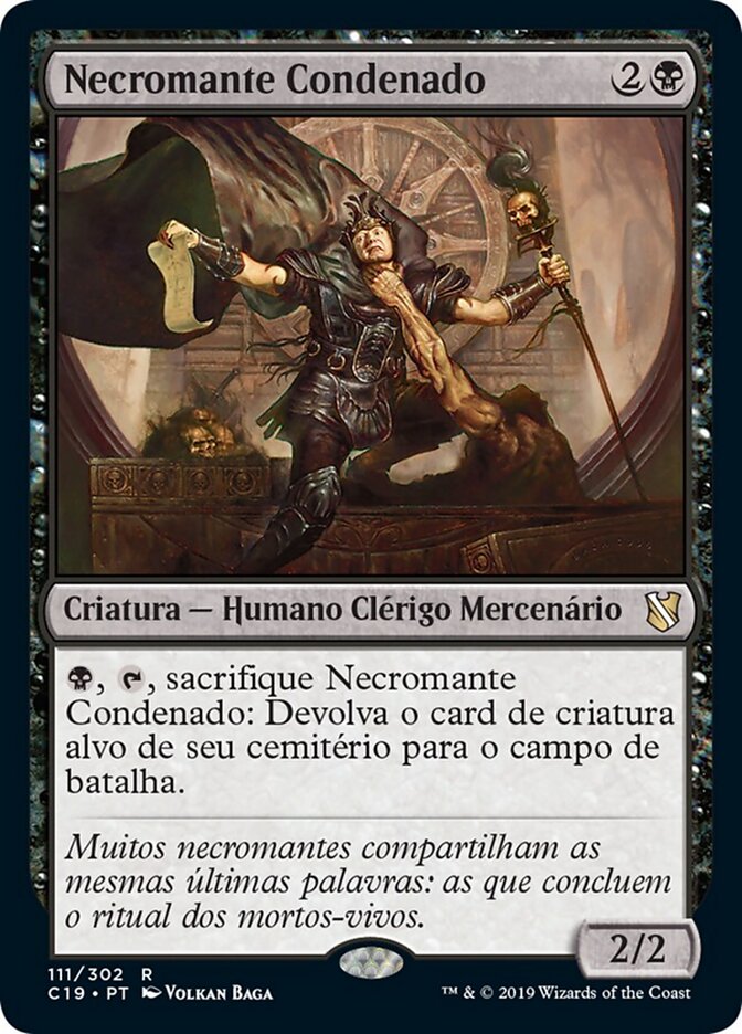 Necromante Condenado - Commander 2019