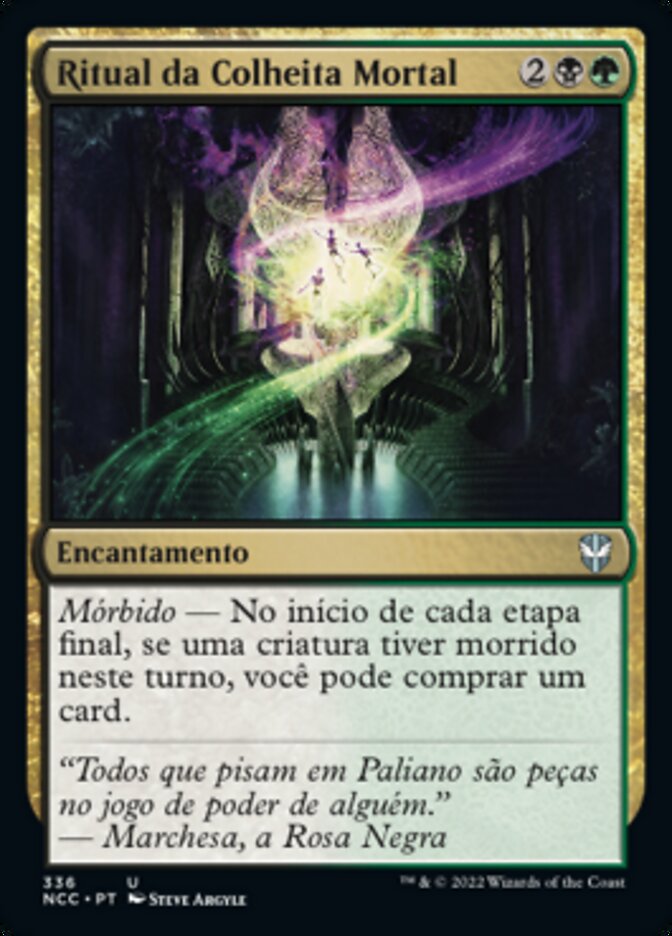 Ritual da Colheita Mortal - New Capenna Commander