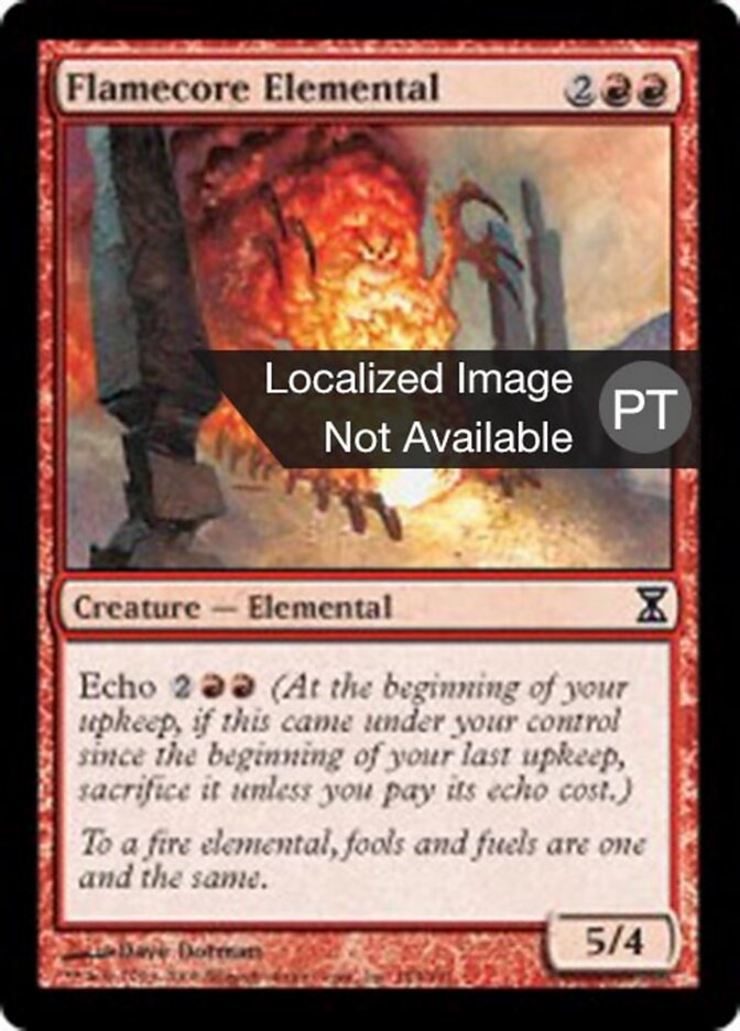 Elemental Âmago de Fogo - Time Spiral