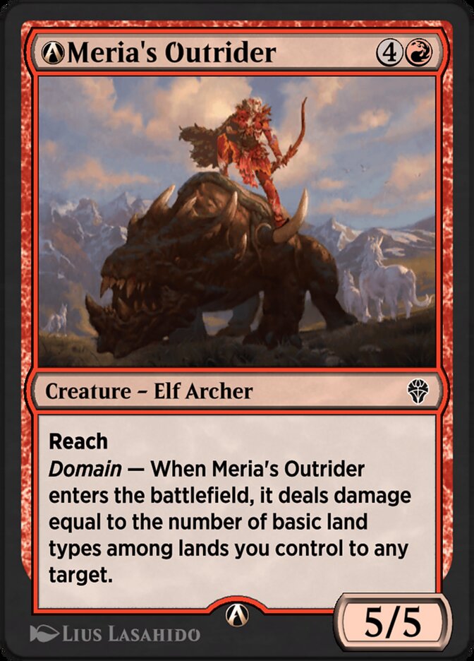 A-Meria's Outrider - Dominaria United