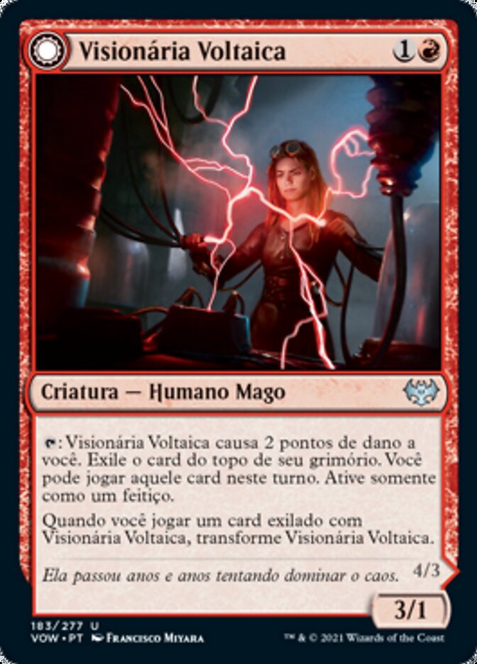 Voltaic Visionary // Volt-Charged Berserker - Innistrad: Crimson Vow