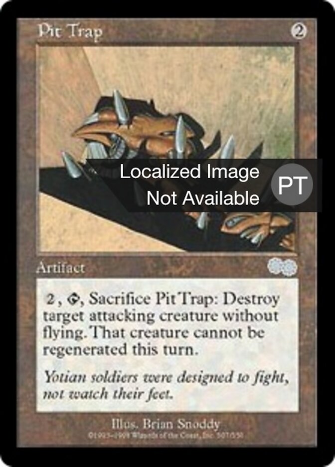 Fojo com Estacas - Urza's Saga
