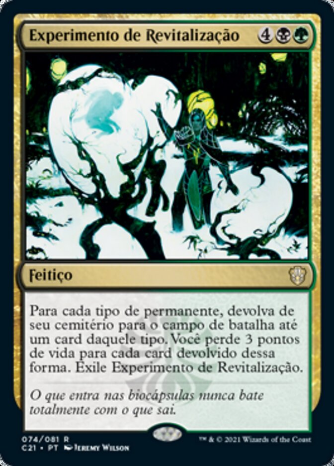 Experimento de Revitalização - Commander 2021