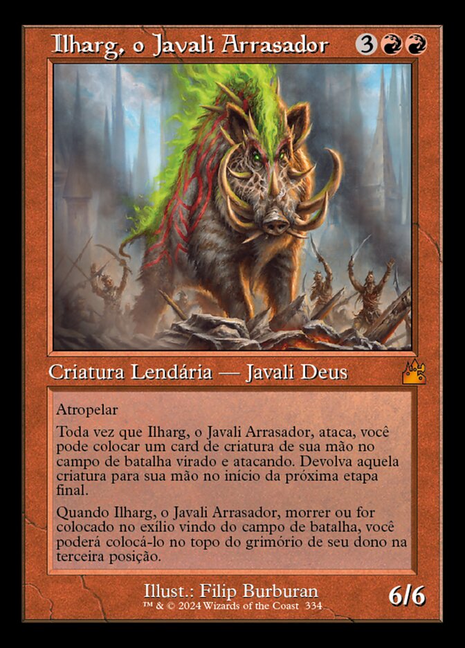 Ilharg, o Javali Arrasador - Ravnica Remastered