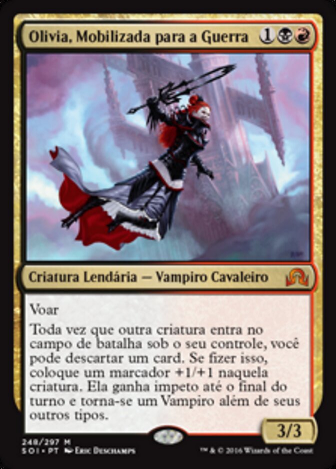 Olivia, Mobilizada para a Guerra - Shadows over Innistrad
