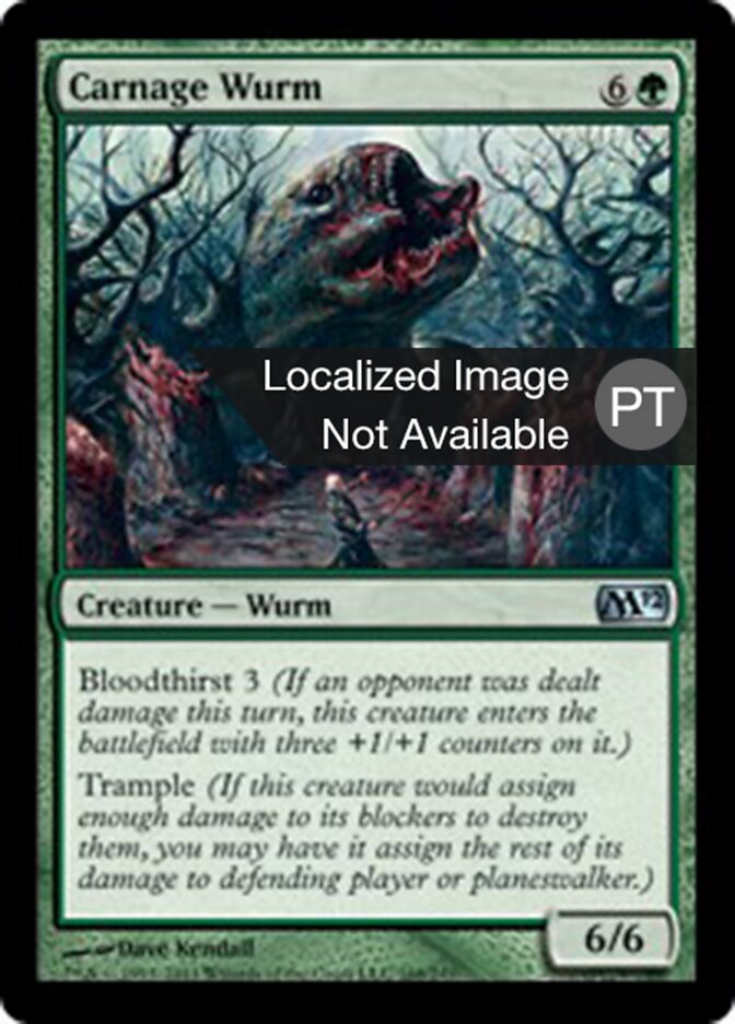 Vorme da Carnificina - Magic 2012