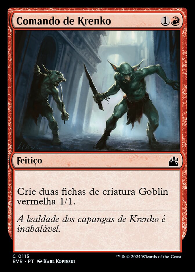 Comando de Krenko - Ravnica Remastered