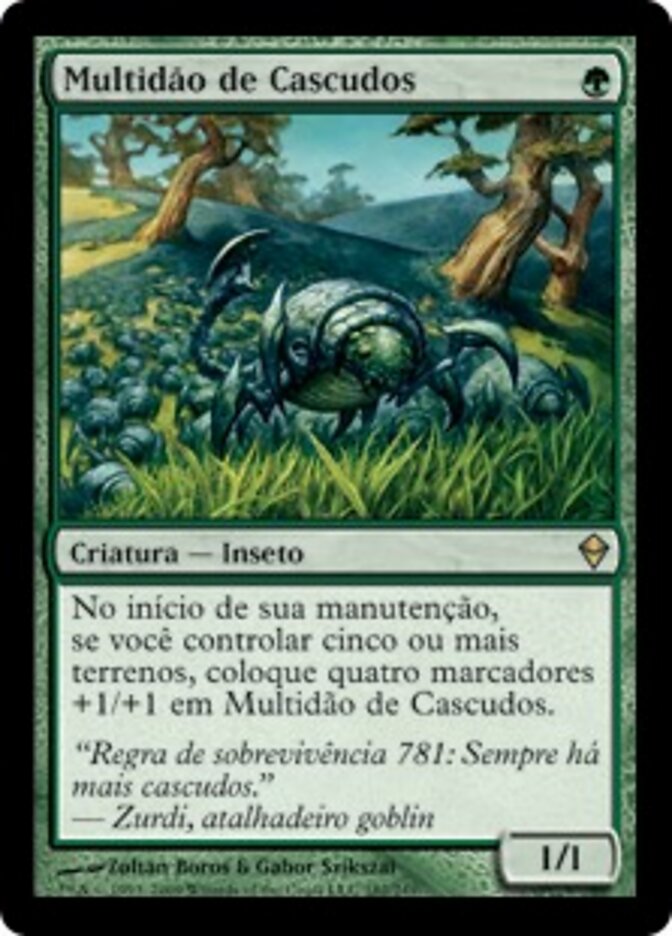 Multidão de Cascudos - Zendikar