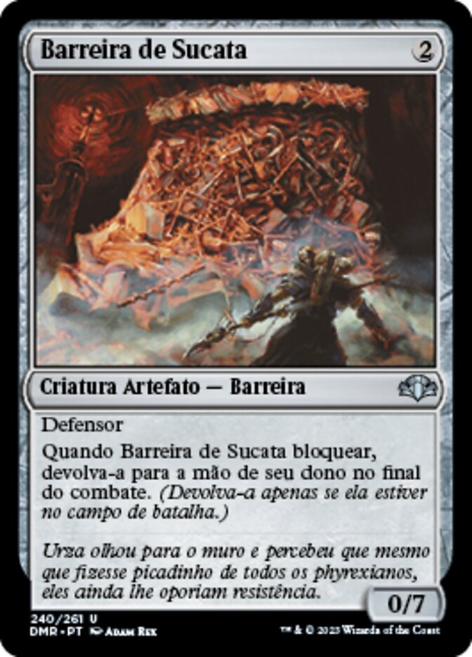 Barreira de Sucata - Dominaria Remastered