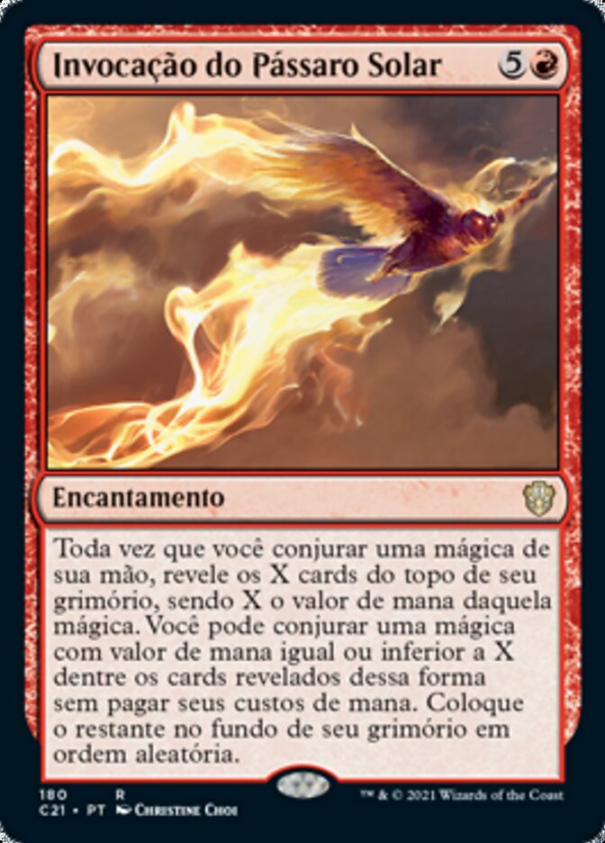 Invocação do Pássaro Solar - Commander 2021