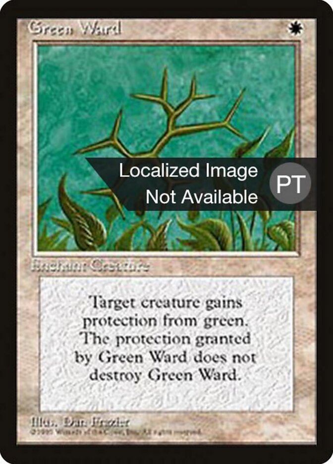 Defesa Verde - Fourth Edition Foreign Black Border