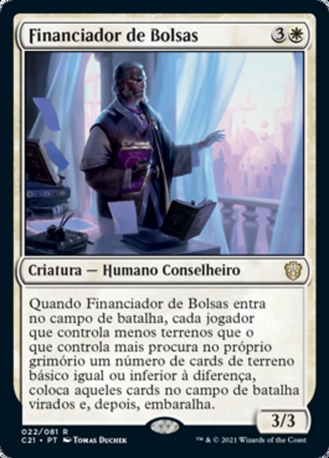 Financiador de Bolsas - Commander 2021