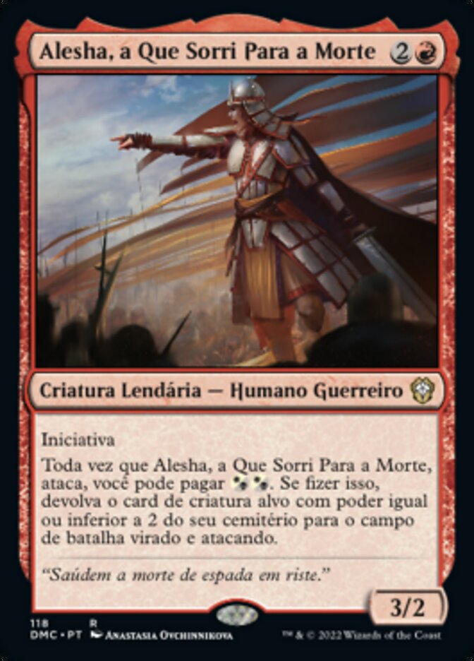 Alesha, a Que Sorri Para a Morte - Dominaria United Commander