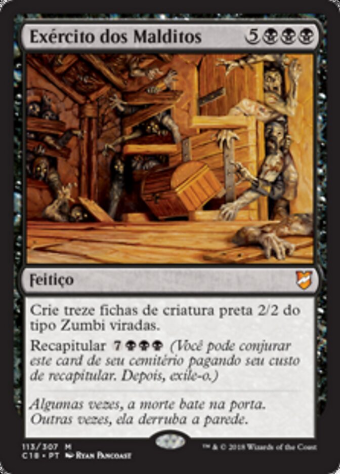 Exército dos Malditos - Commander 2018