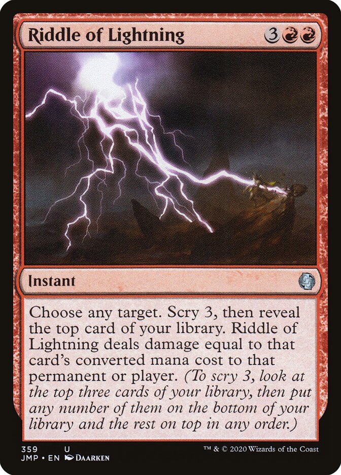 Riddle of Lightning - Jumpstart
