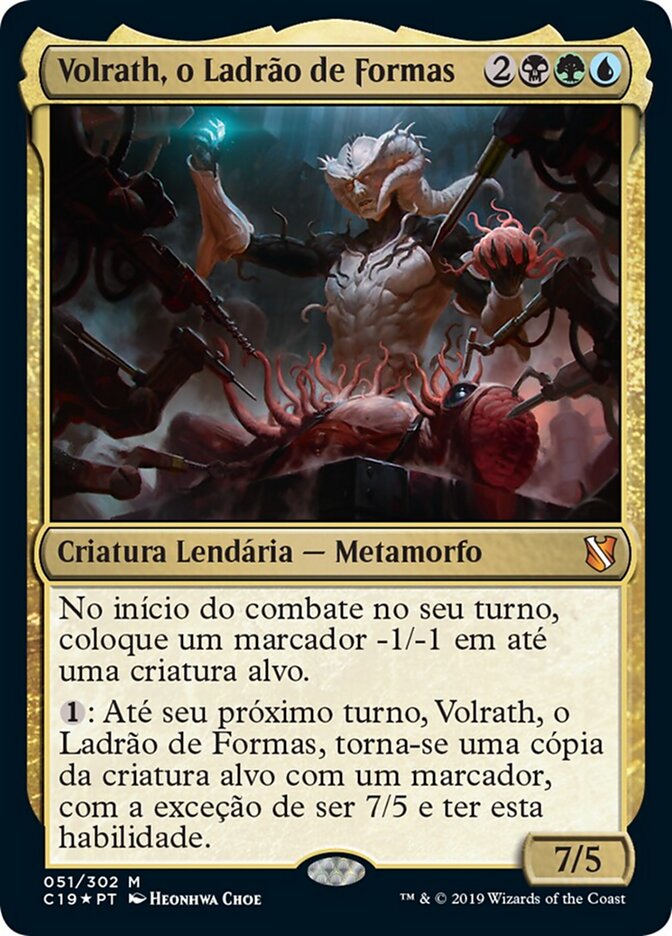 Volrath, o Ladrão de Formas - Commander 2019