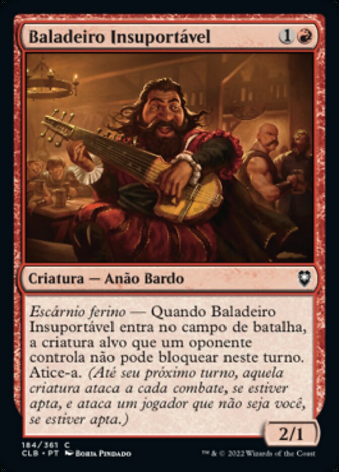 Baladeiro Insuportável - Commander Legends: Battle for Baldur's Gate