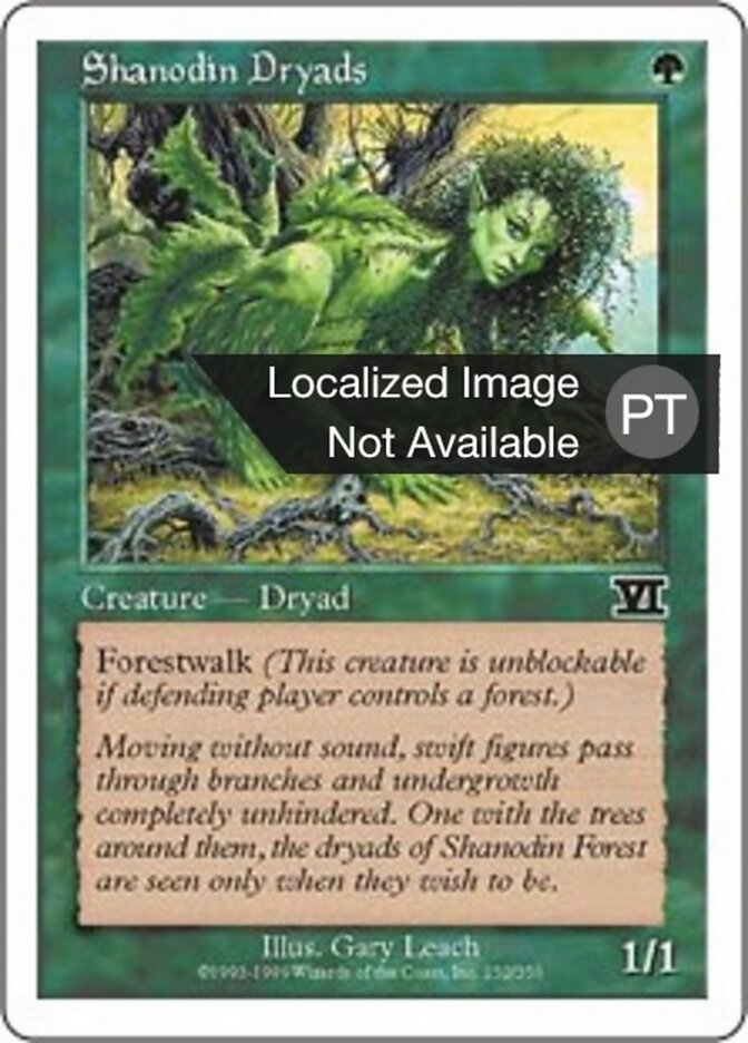 Dríades Shanodin - Classic Sixth Edition