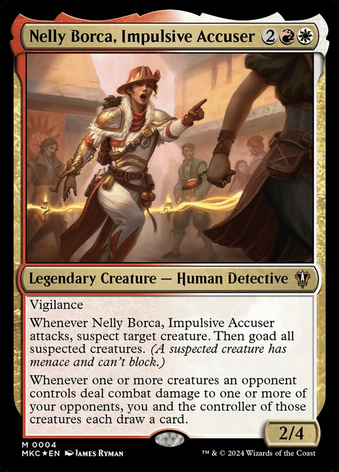 Nelly Borca, Impulsive Accuser - Murders at Karlov Manor Commander