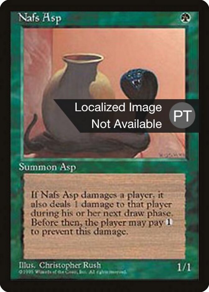 Áspide de Néfis - Fourth Edition Foreign Black Border