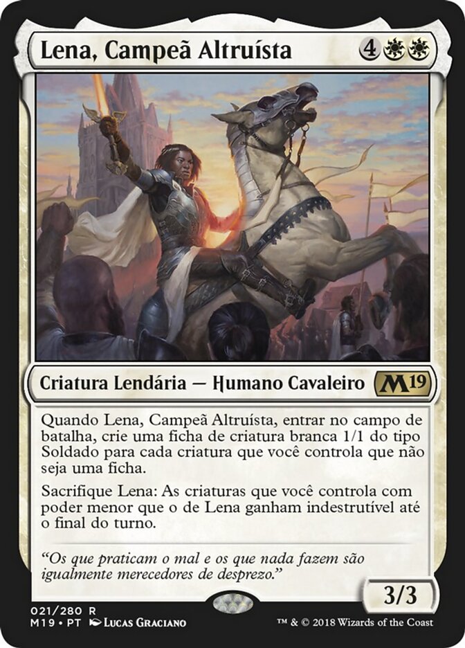 Lena, Campeã Altruísta - Core Set 2019