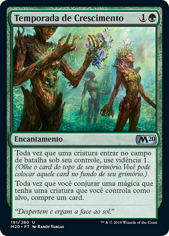 Temporada de Crescimento - Core Set 2020