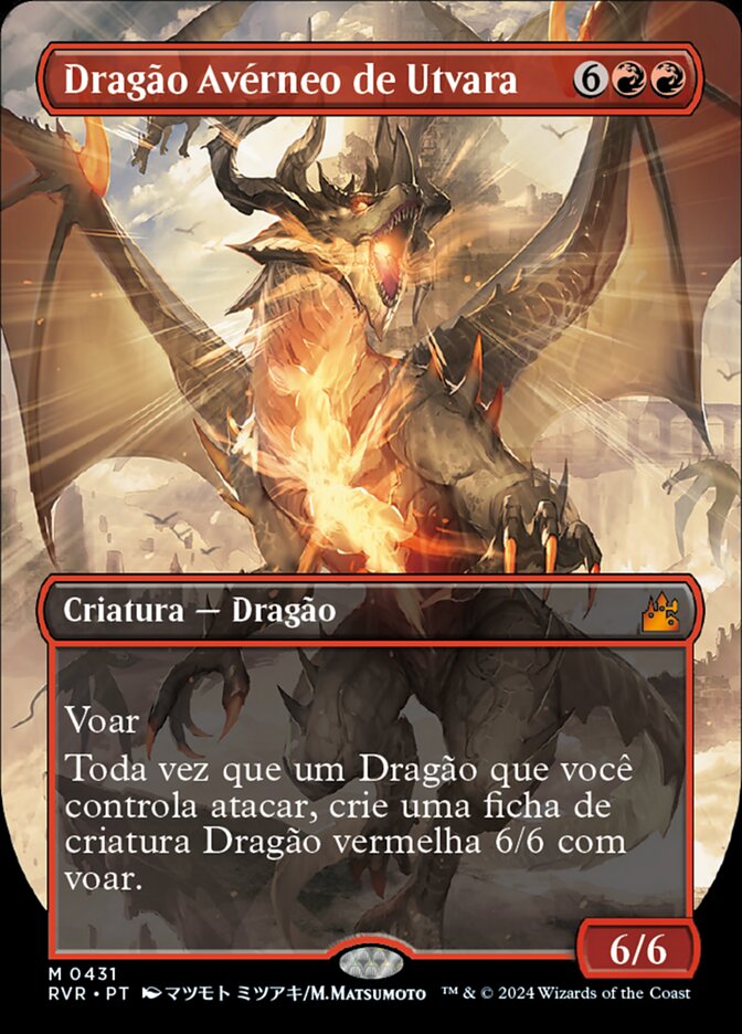 Dragão Avérneo de Utvara - Ravnica Remastered