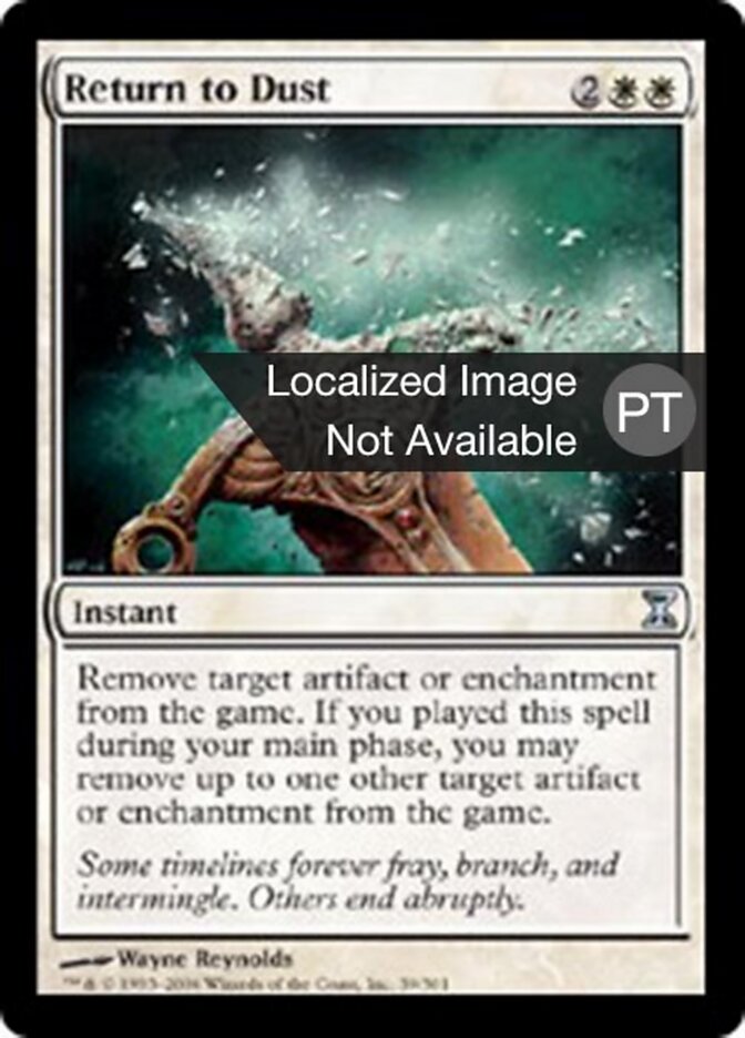 Voltar ao Pó - Time Spiral