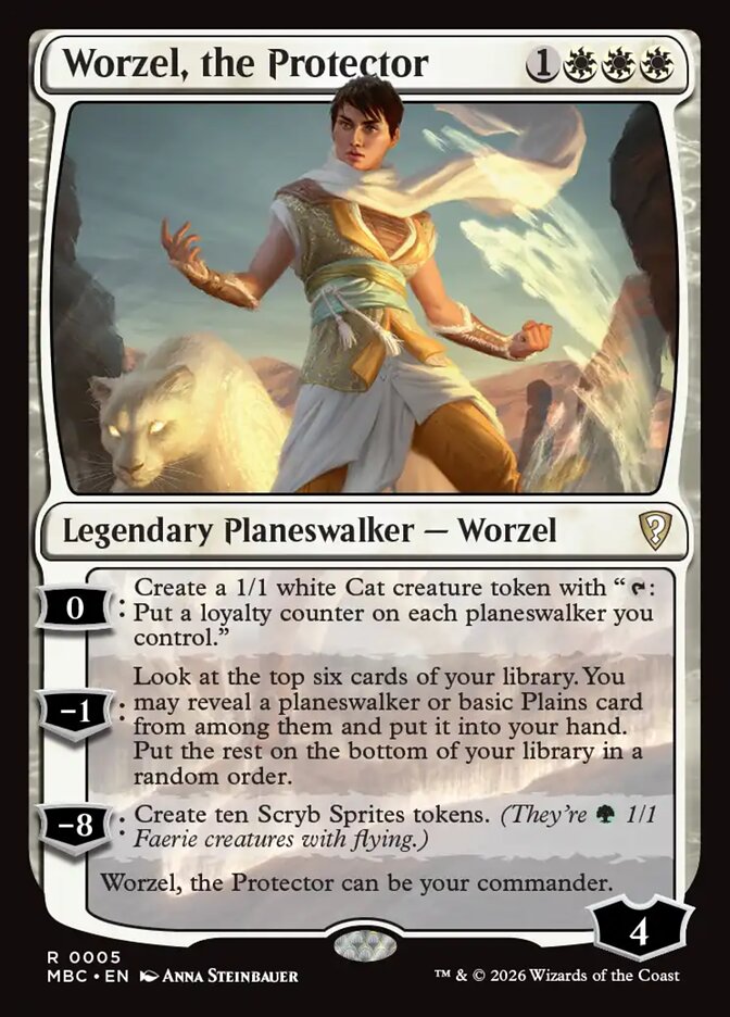 Worzel, the Protector - Mystery Booster Commander Edition