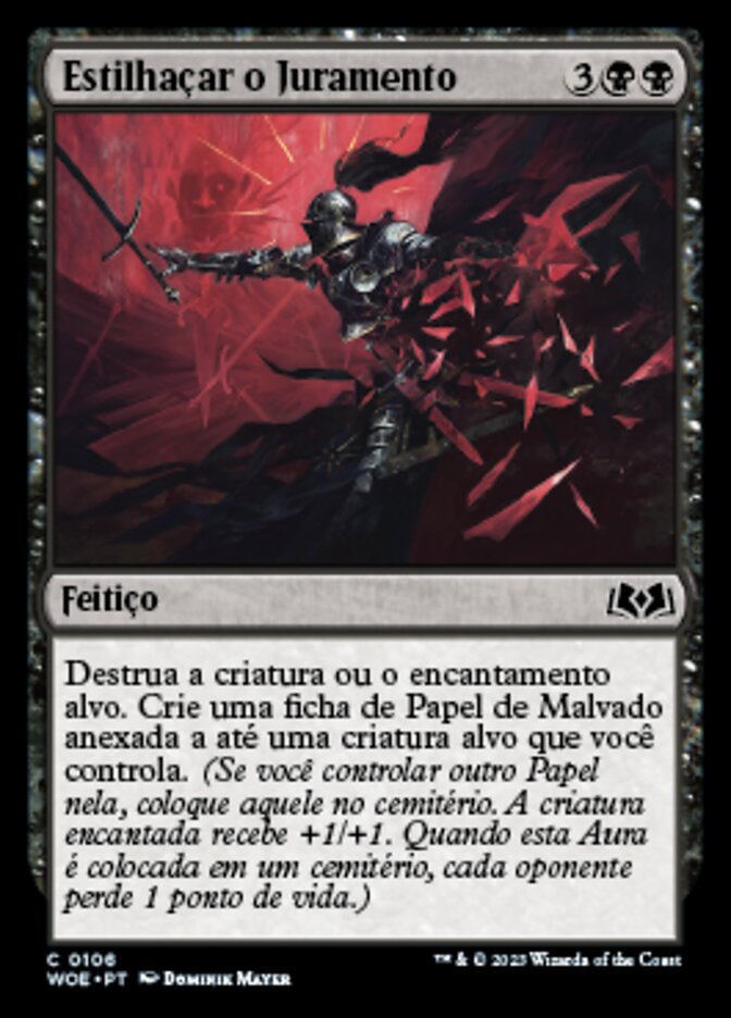 Estilhaçar o Juramento - Wilds of Eldraine