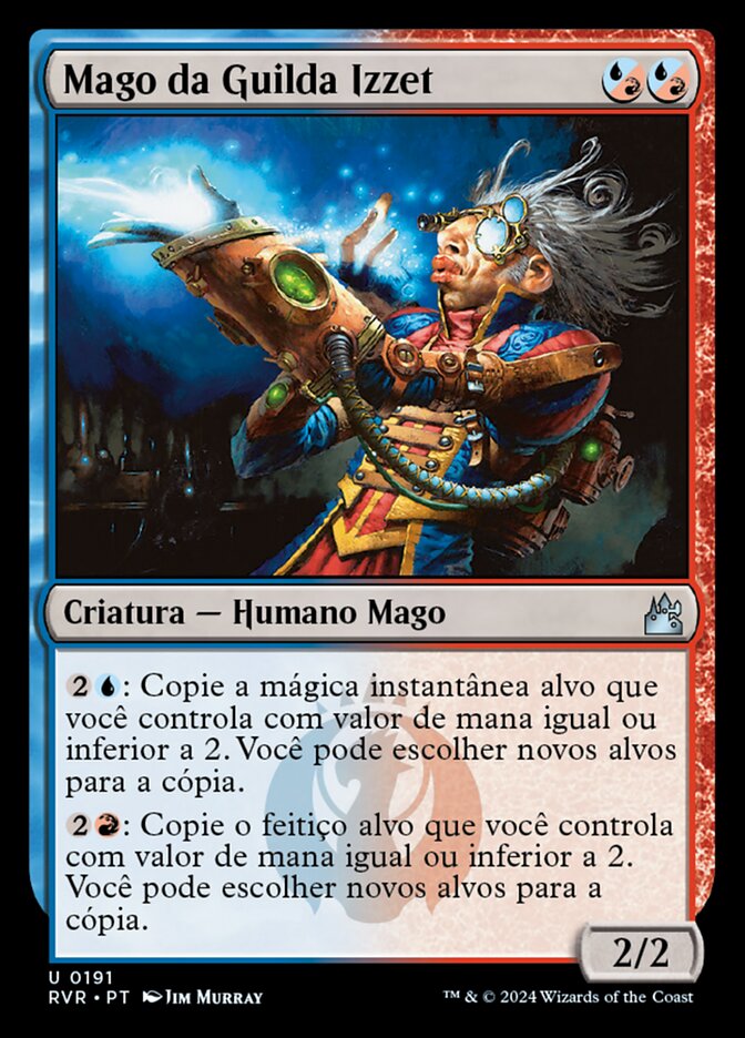 Mago da Guilda Izzet - Ravnica Remastered