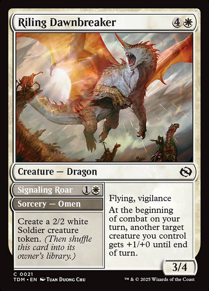 Riling Dawnbreaker // Signaling Roar - Tarkir: Dragonstorm