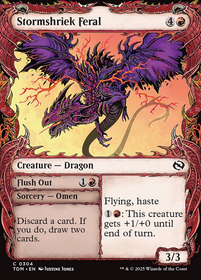 Stormshriek Feral // Flush Out - Tarkir: Dragonstorm