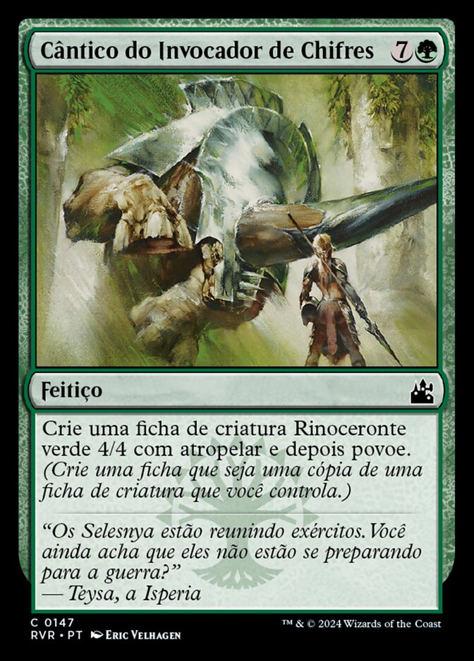 Cântico do Invocador de Chifres - Ravnica Remastered