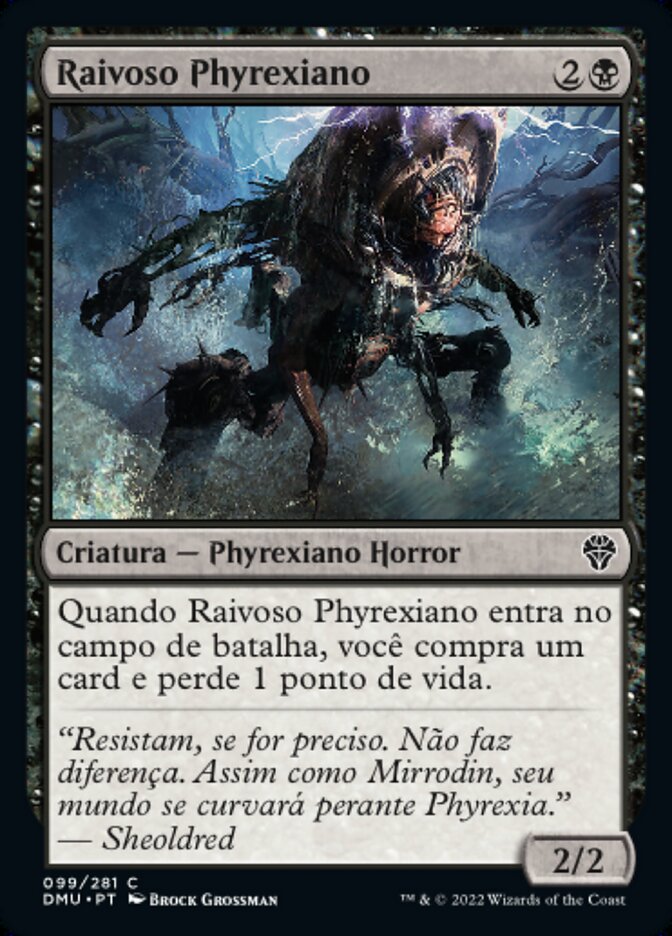 Raivoso Phyrexiano - Dominaria United