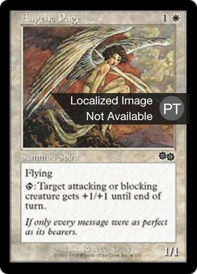 Pajem Angelical - Urza's Saga