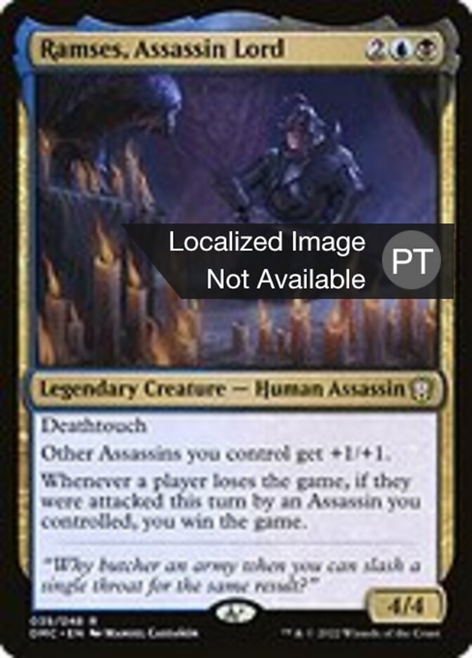 Ramses, Senhor Assassino - Dominaria United Commander