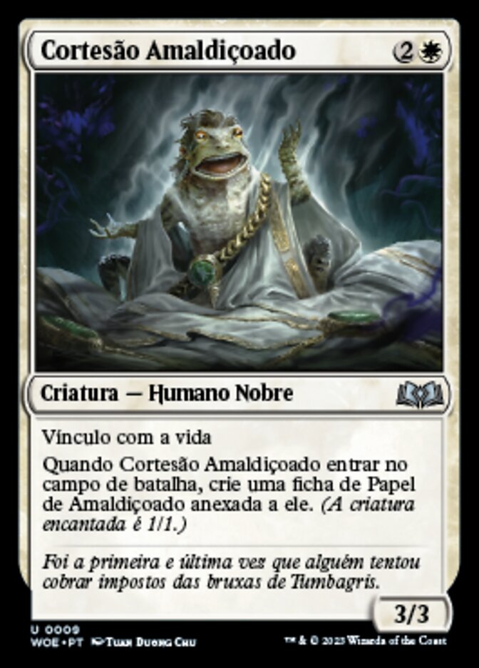 Cortesão Amaldiçoado - Wilds of Eldraine