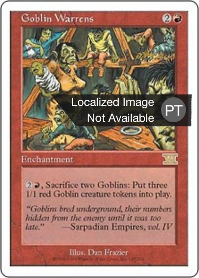 Viveiro de Goblins - Classic Sixth Edition