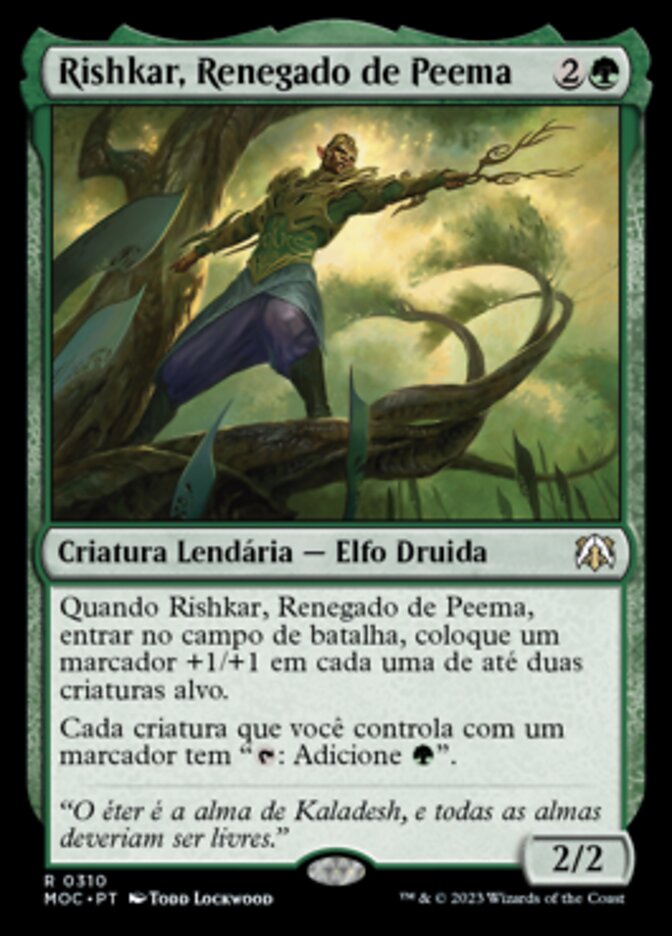 Rishkar, Renegado de Peema - March of the Machine Commander