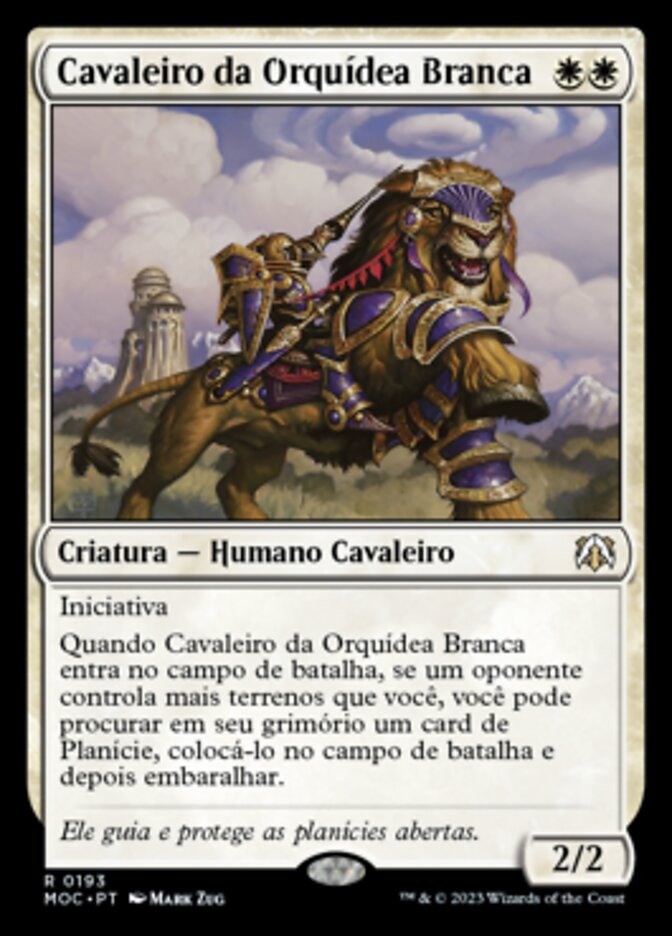 Cavaleiro da Orquídea Branca - March of the Machine Commander
