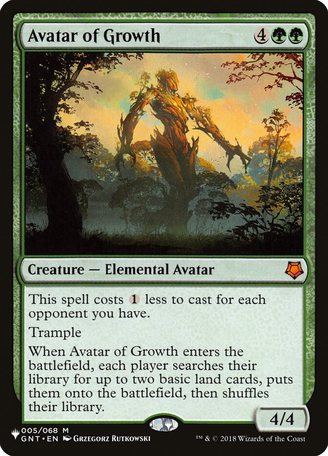Avatar of Growth - The List