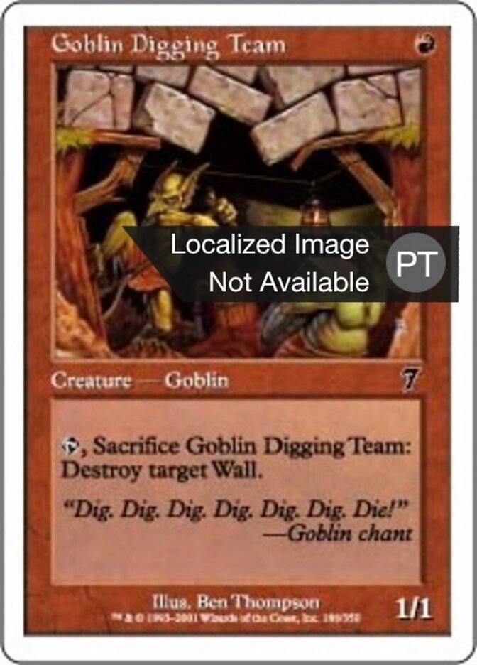 Grupo de Goblins Escavadores - Seventh Edition