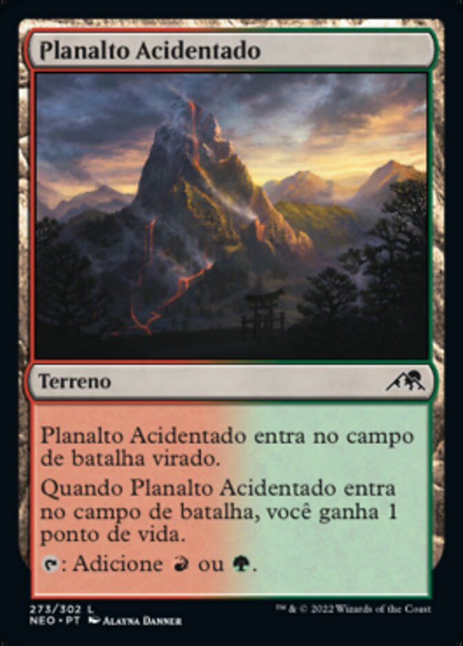 Planalto Acidentado - Kamigawa: Neon Dynasty