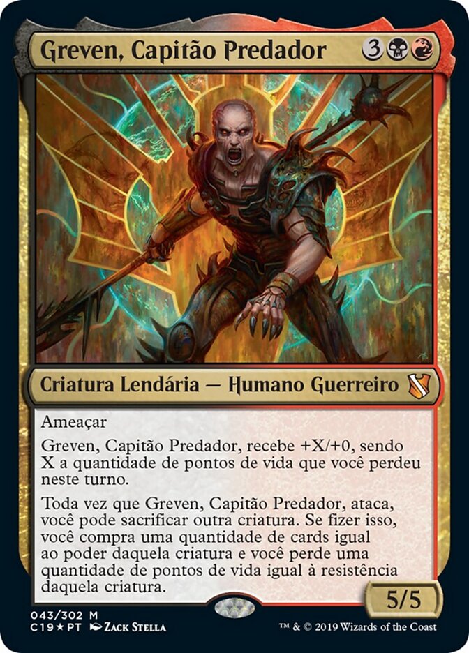Greven, Capitão Predador - Commander 2019