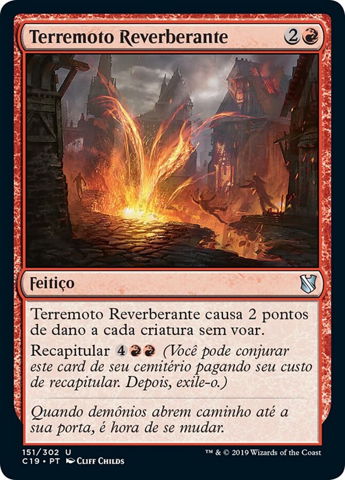 Terremoto Reverberante - Commander 2019