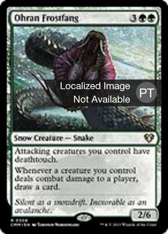 Presa-gélida de Ohran - Commander Masters