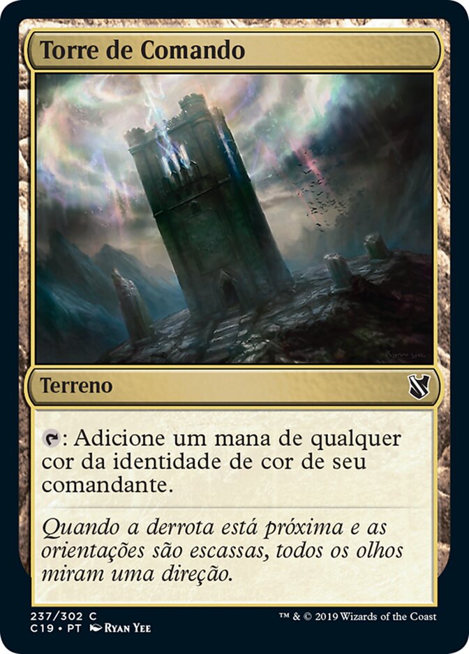 Torre de Comando - Commander 2019